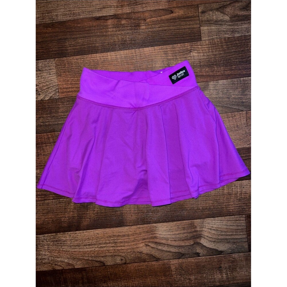 Justice Purple Athletic Skater Skirt